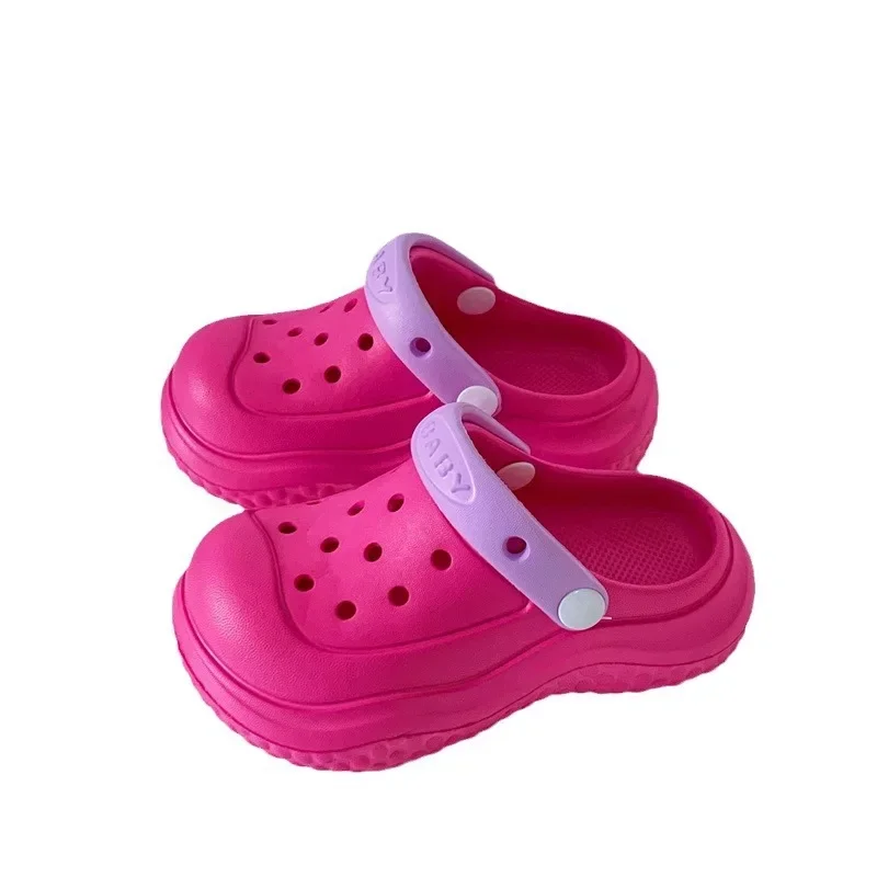 New Kids Waterproof Slippers Summer Outdoor Women Slide Soft Sole Garden Shoes Indoor Classic Care Clogs Sandals Slide