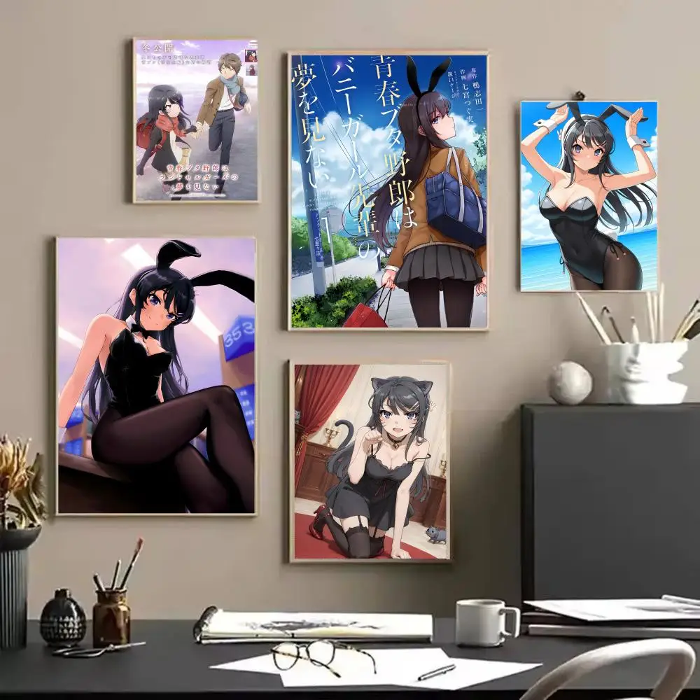 

Sexy M-Mai SakurajimaS D-Dream Santa ClausS HD Canvas Waterproof Wall Art Picture For Home Office Living Room Bedroom Gift