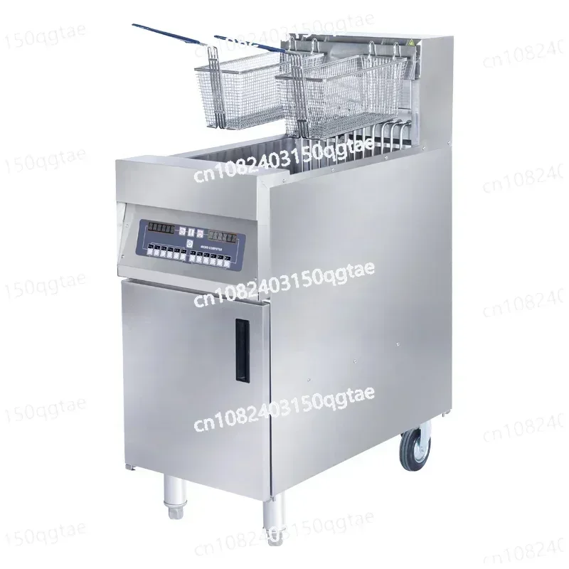 Industrial Equipment Gas Fryer Electronic Open Type Dual Gas Chicken Pressure Fryer