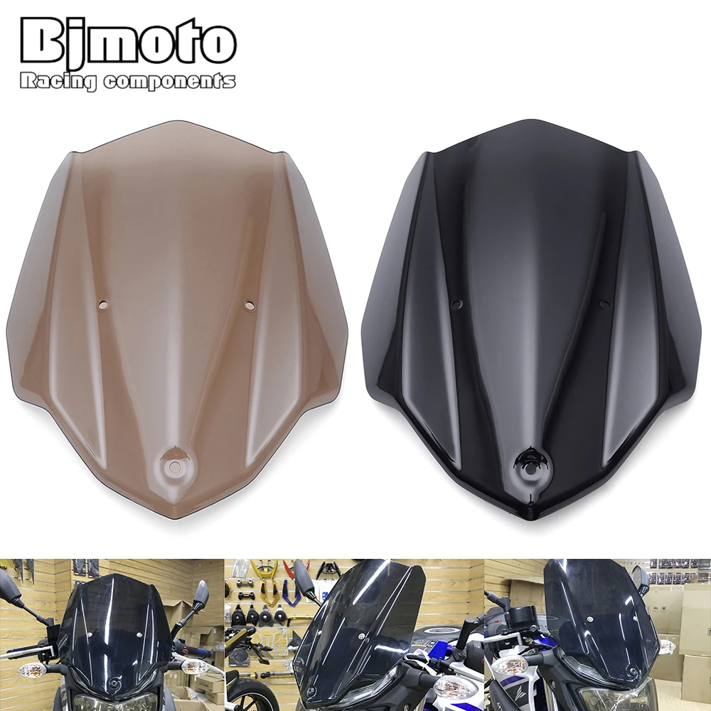 

Motorcycle Windshield MT FZ 03 Wind Deflector Windscreen for Yamaha MT03 MT-03 FZ-03 FZ03 2016 2017 2018