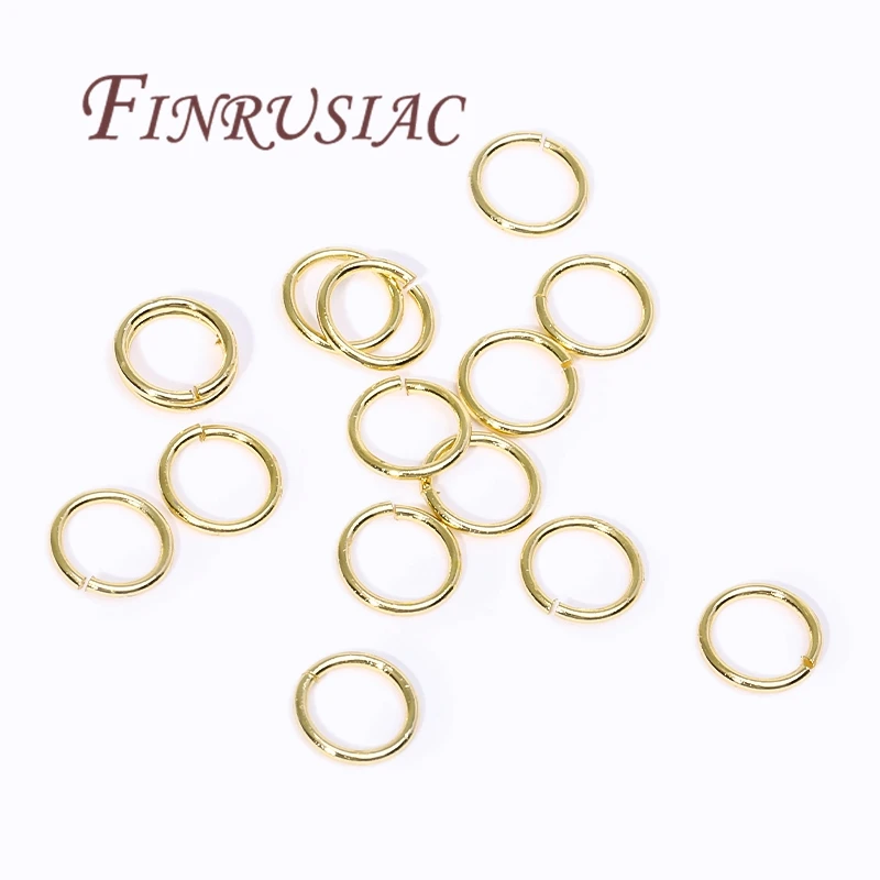 20–200 Stück 3–8 mm vergoldete Spaltringe, offene Biegeringe, Verbinder für DIY-Schmuckherstellung, Verbindungsringe – Detail 12