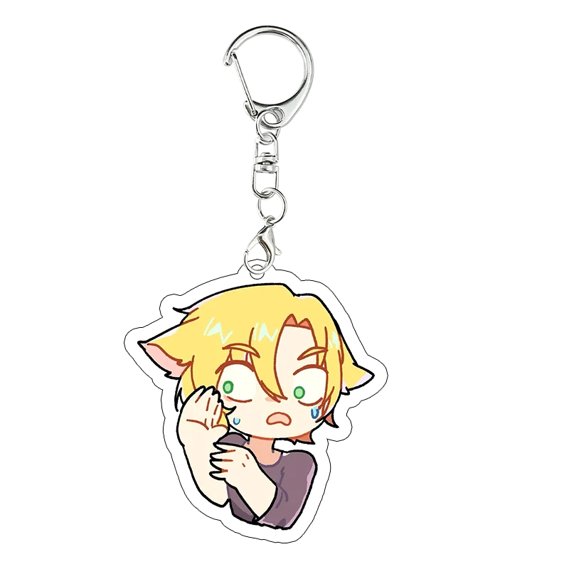 Banana Fish Acrylic Keychain Ash Lynx Eiji Okumura Collection  Anime Bag Pendant Keyring Q Version Double-Sided Printed Gift view 4