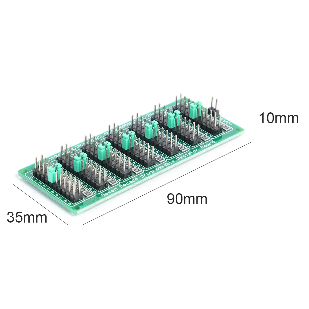 1-10pcs 7 Decade Resistor Board 1R-9999999R/1R Eight Decade Programmable Resistance SMD Resistor Slide Resistor Board Module