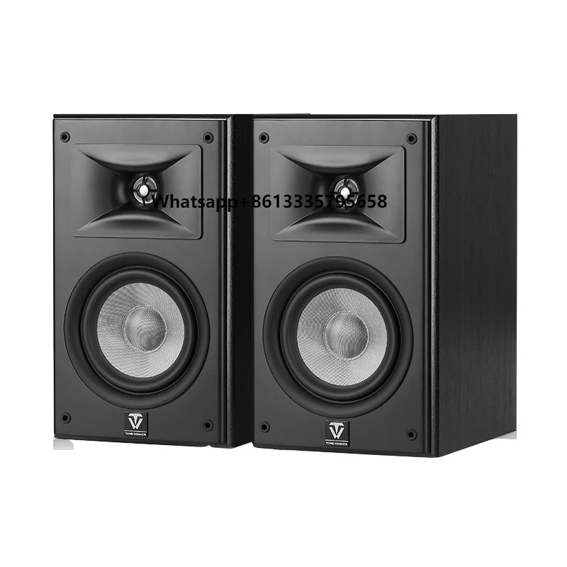 

ToneWinner 2021 New Design Bookshelf Speaker Pairs Hifi Mini Home Theatre System TV Sound System Desktop Computer Table Speakers