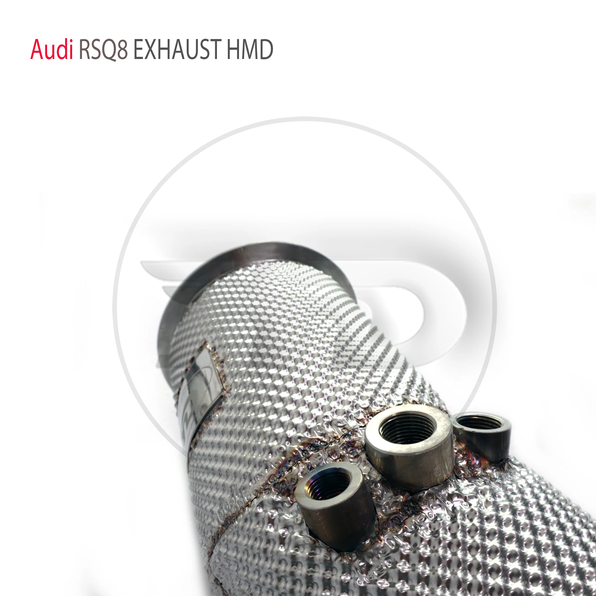 HMD Downpipe for Audi RSQ8 4.0T Exhaust System Stainless Steel High Performance Catalytic Header Car Accessories