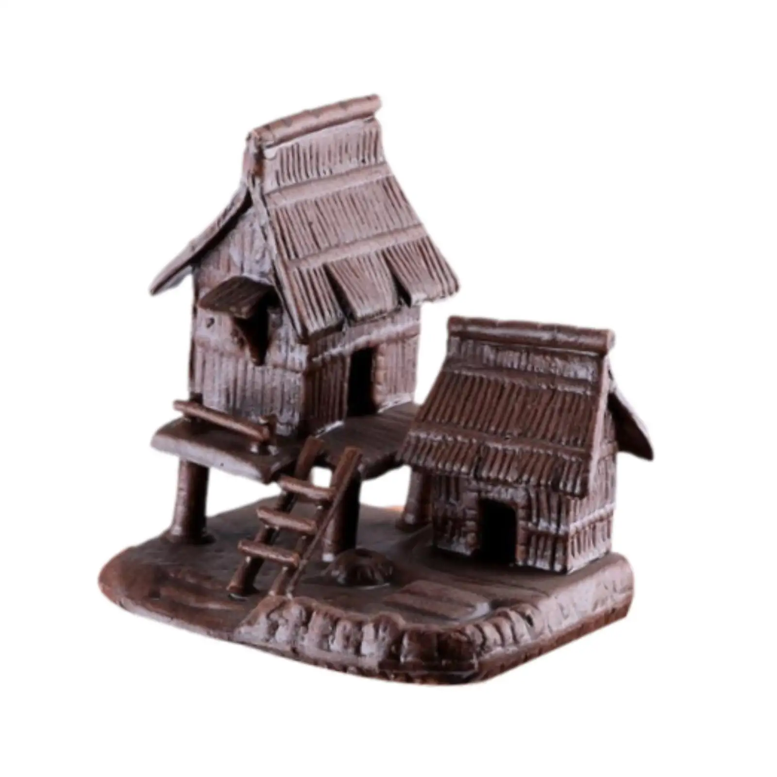 Aquarium Decorated Traditional Chinese Building Sculpture Fish Tank Decoration for Garden Flower Pot Home Micro Landscape Indoor