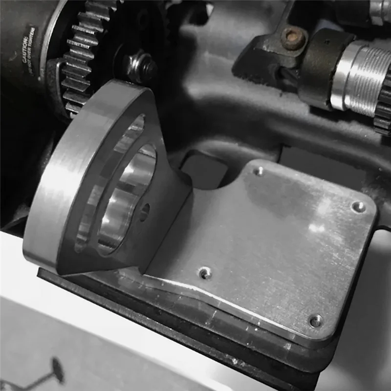 Supporto motore di conversione senza spazzole Staffa di montaggio motore Sedile per Traxxas Revo 2.5/3.3 E-Revo RC Parti di aggiornamento per auto
