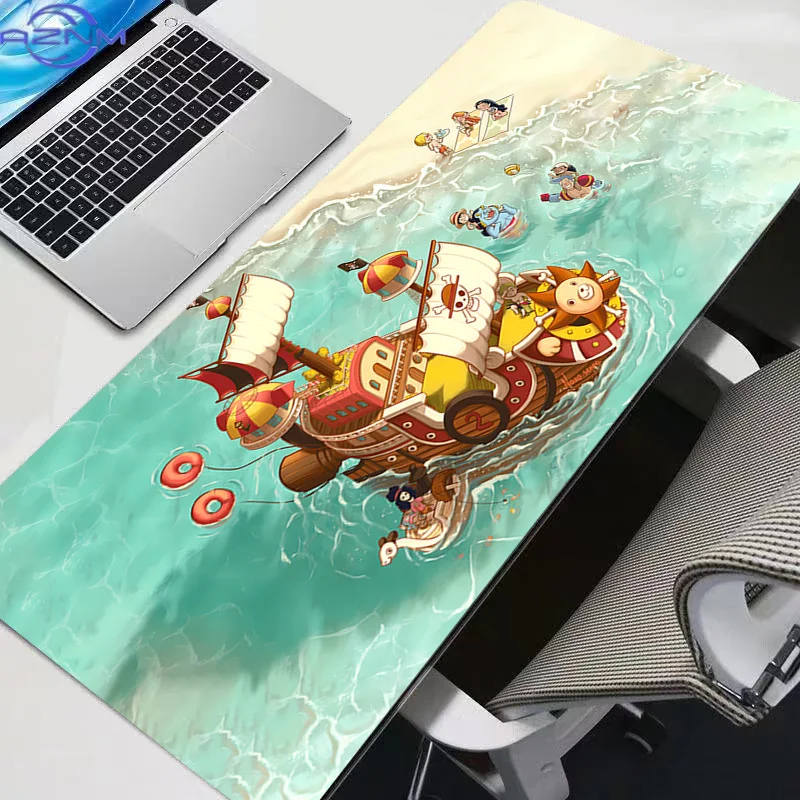 Kawaii Mouse Pad Anime One Piece Gabinete Gamer Computer Desk Mat Keyboard Gaming Accessories Durable New XXL Mousepad