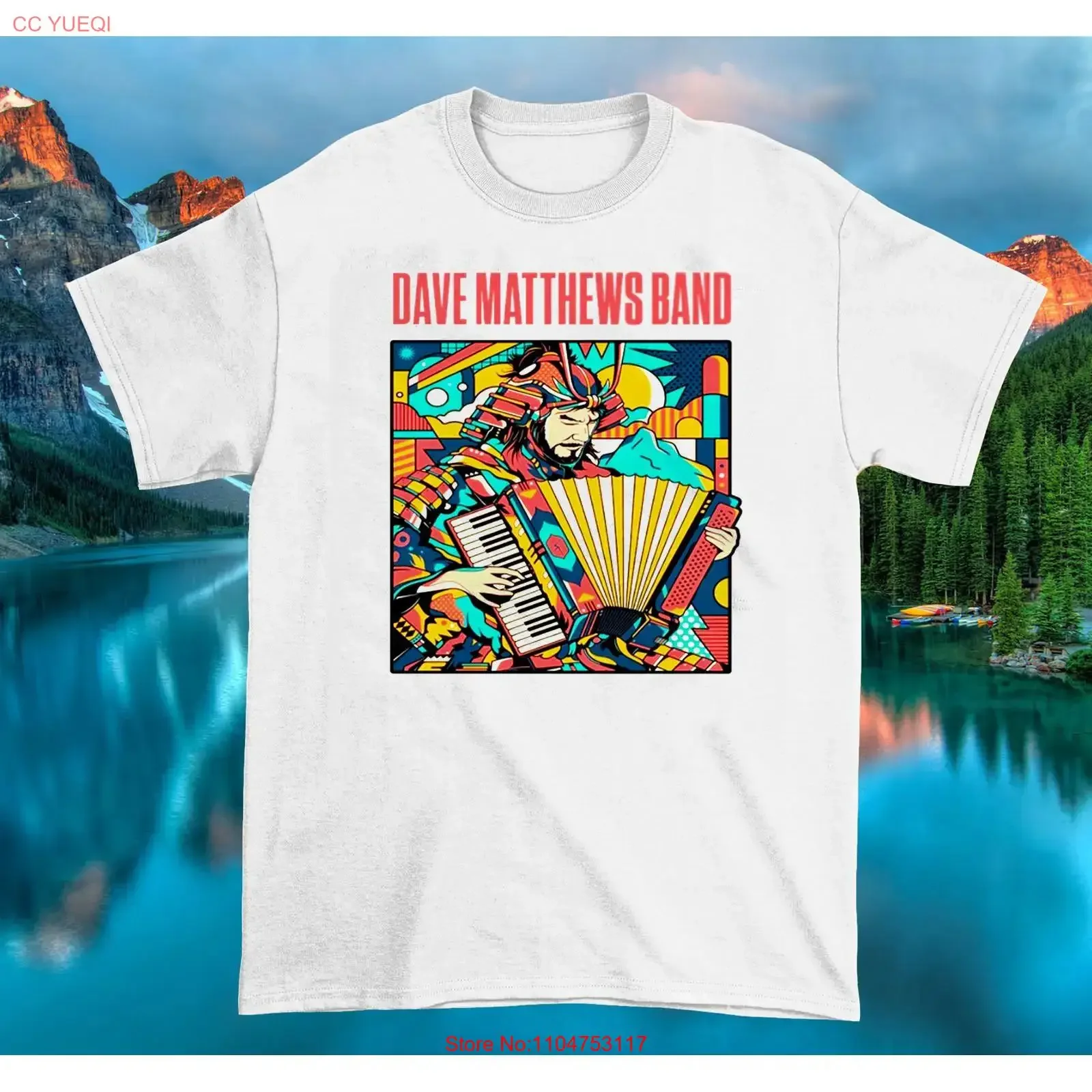 Nueva camiseta de la gira de Dave Matthews Band, de algodón grueso, blanca, todas las tallas, JU555, estilo vintage, lavada, elástica, cómoda, ropa de diseñador