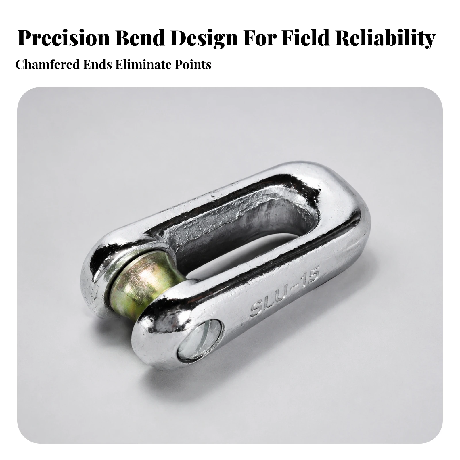 Anti-Bending Connector Low-Height Hardware for Electricians, Power-Line Linking, Cable Rigging