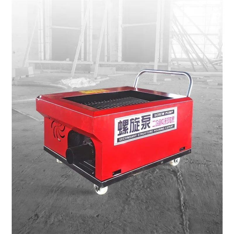 

Screw feeder, small concrete pump, secondary structural column feeder