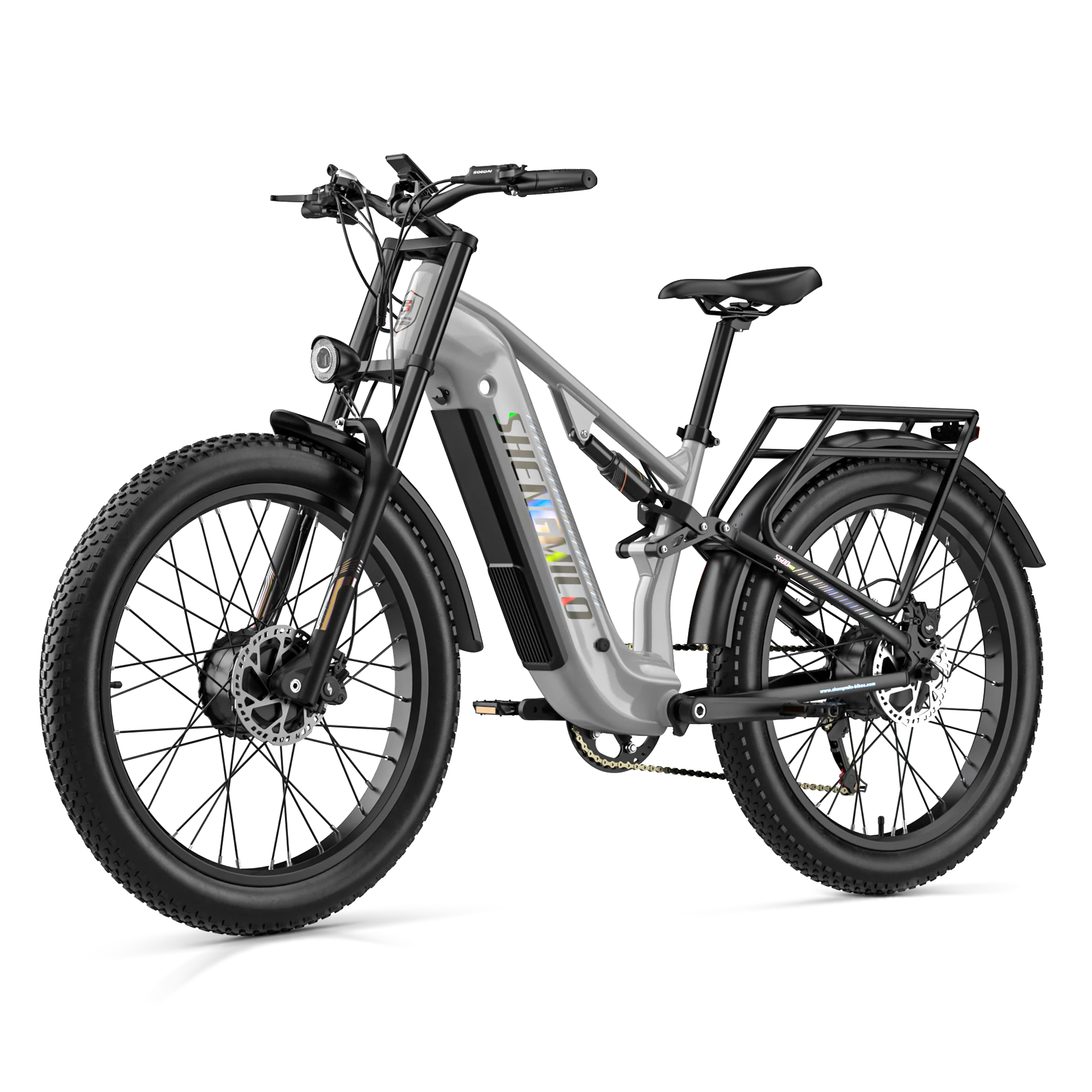 Shengmilo S600 Pro, elektrische fiets, dubbele motor, fatbike, 48V25AH batterij, 26 inch elektrische fietsen, elektrische mountainbike, e-bikes voor volwassenen