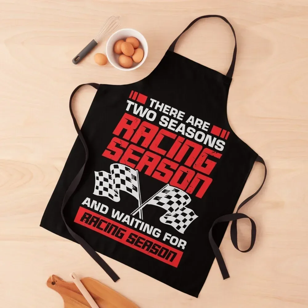 

Racing Season Race Car Driver Mechanic Gift Apron Women's Kitchen Children'S Funny Apron