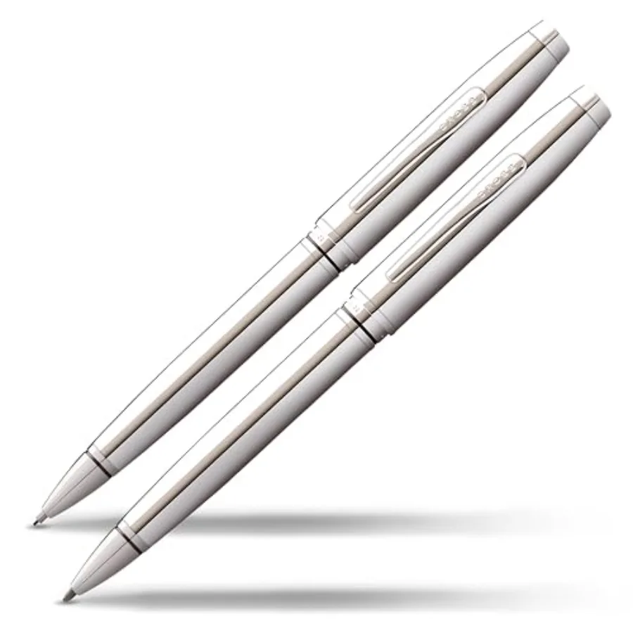 

Подарочный набор ручек и карандашей Coventry Polished Chrome