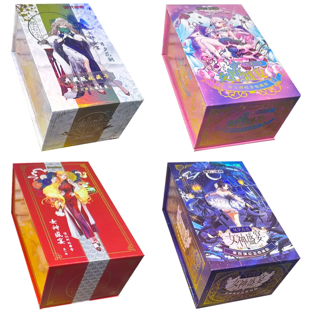 Special Offer Goddess Card Goddess Feast 4 Hobby Collectible Waifu Game Card CCG Doujin Booster Box Party Birthday Gifts