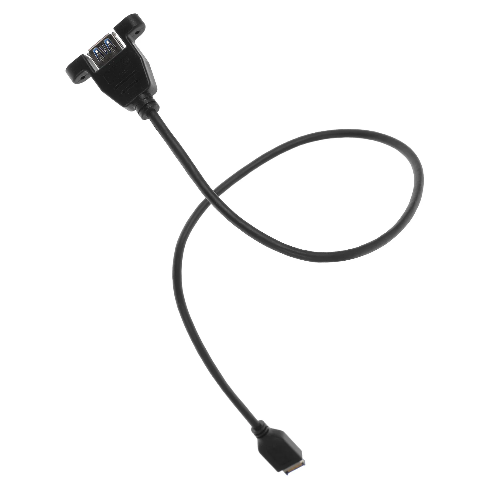 

USB Panel Mount Extension Cable to USB 3.0 A Male Internal Adapter Cable Computer Accessory Reliable Connection
