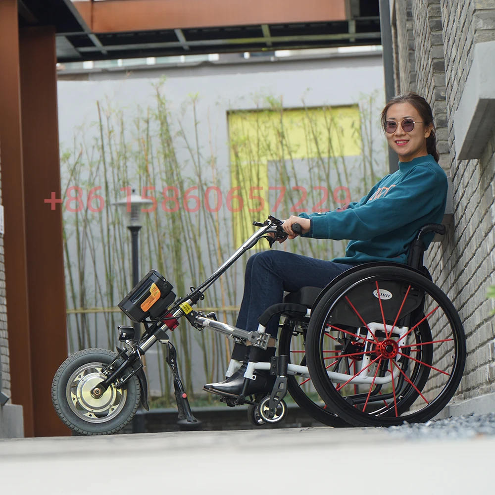 36V 250W Manual sports wheelchair head Drive head Electric connection tractor Endurance about 80 kilometers