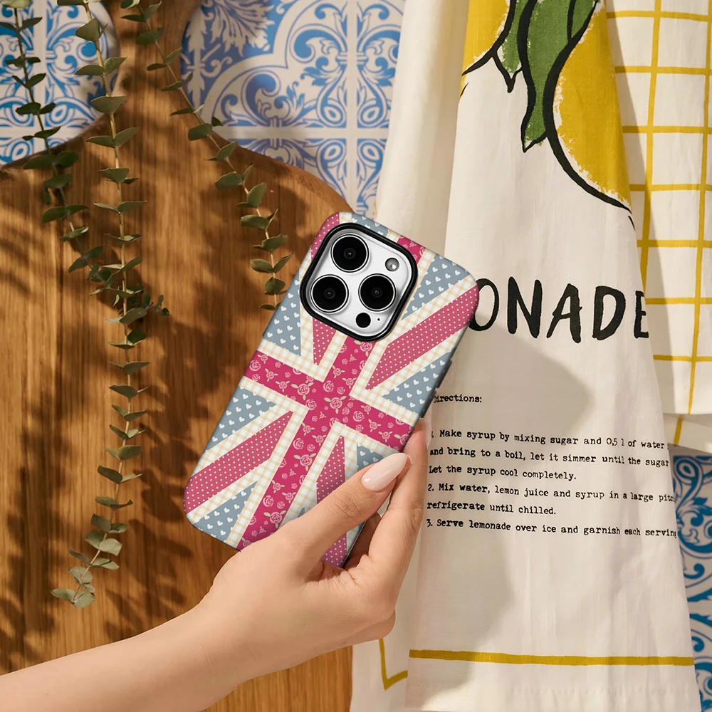 Handyhülle mit gekreuzten Blumen für iPhone 16 15 14 13 12 11 X XS XR XSMAX 7 8 Pro Max Plus, doppellagige Rückseite