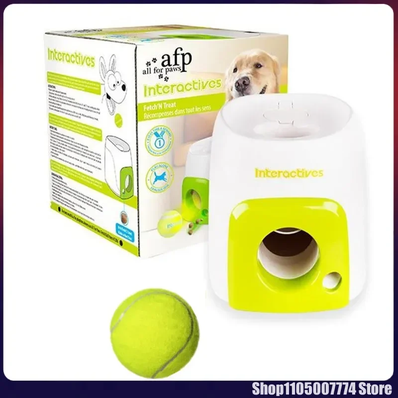 Nuevo lanzador de tenis para perros, juguete automático, máquina de recompensa, alimentador inteligente, máquina de lanzamiento de pelotas para mascotas