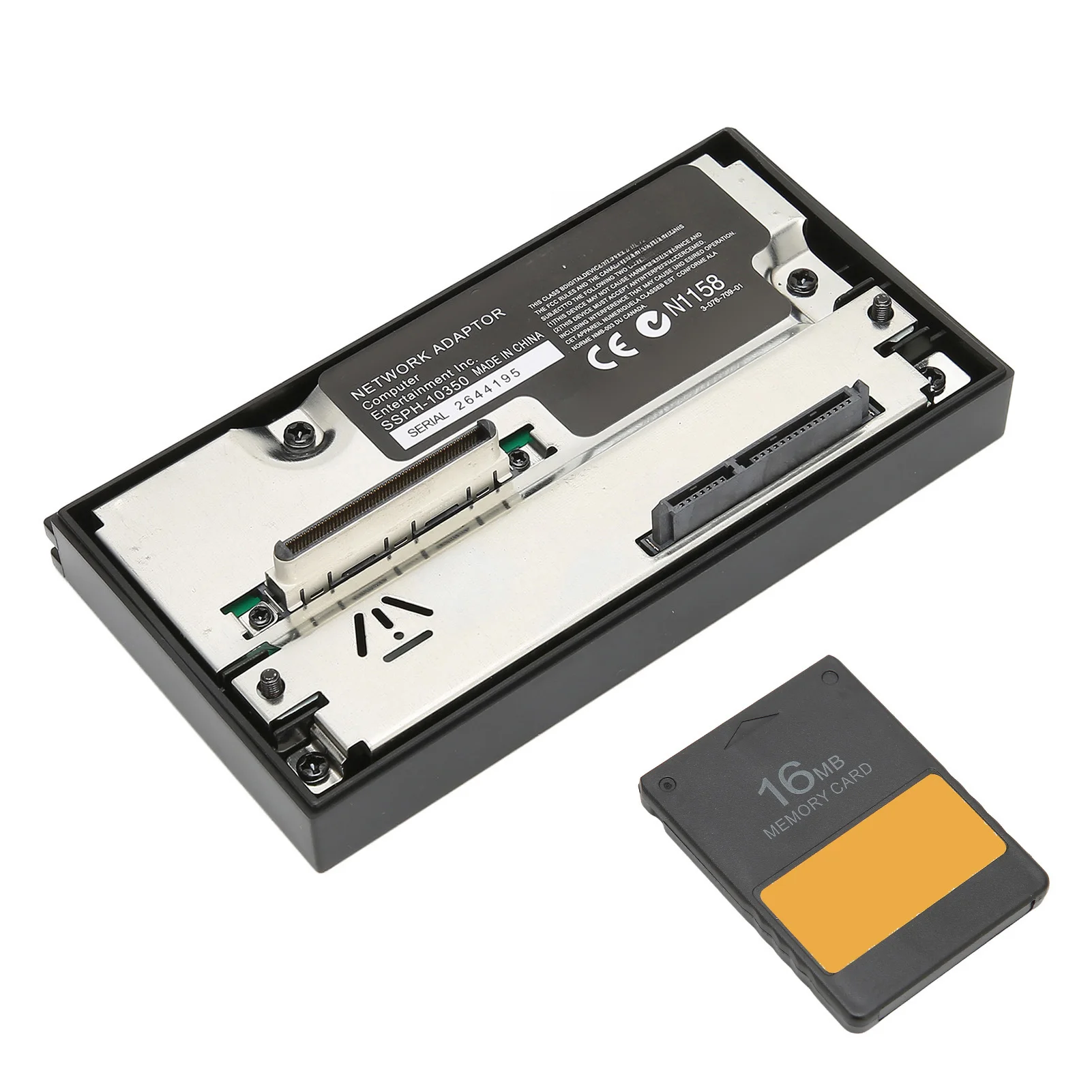 SATA HDD Adapter: Up to 2TB Support for PS2 Console - Durable SATA Interface Enables Disc-Free Gaming with FMCB Memory Card for