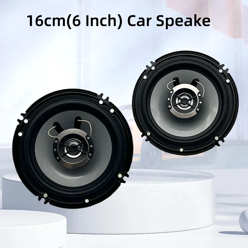 High Quality RMS 40W max 400W 16cm 4ohm 12V Full Range Car Stereo Coaxial Speaker 6 Inch TS-1641 Hot Model with Iron Material