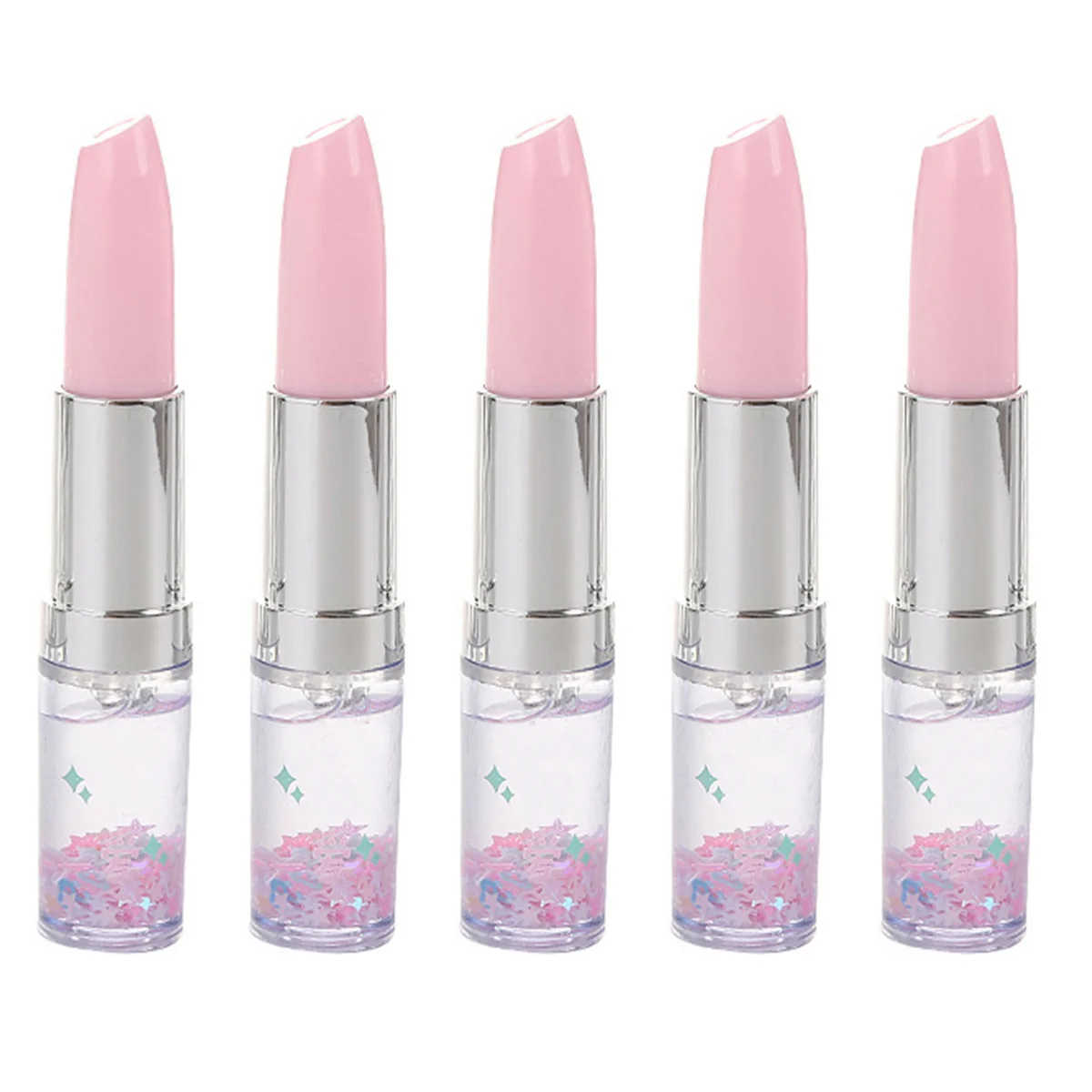 

5Pcs Lovely Lipstick Shape Gel Pens Creative Smooth Writing Pen Set for Students Office School Stationery Lovely Gel Pen