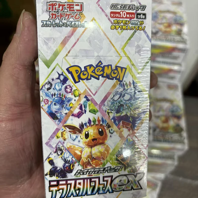 Pokemon Ptcg Sv8a Japanisches Booster-Pack, Original-Anime-Sammelkartenspiel, Hobby für Sammler, Karten, Geschenke