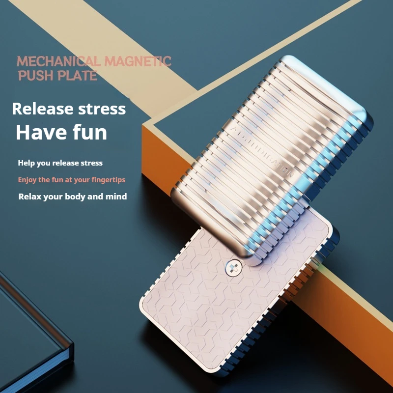 

1 шт., мини-механический слайдер, антистрессовые игрушки, магнитная карта, металлическая толкающая забавная игрушка для снятия стресса, гироскоп на кончике пальца, игрушка для взрослых