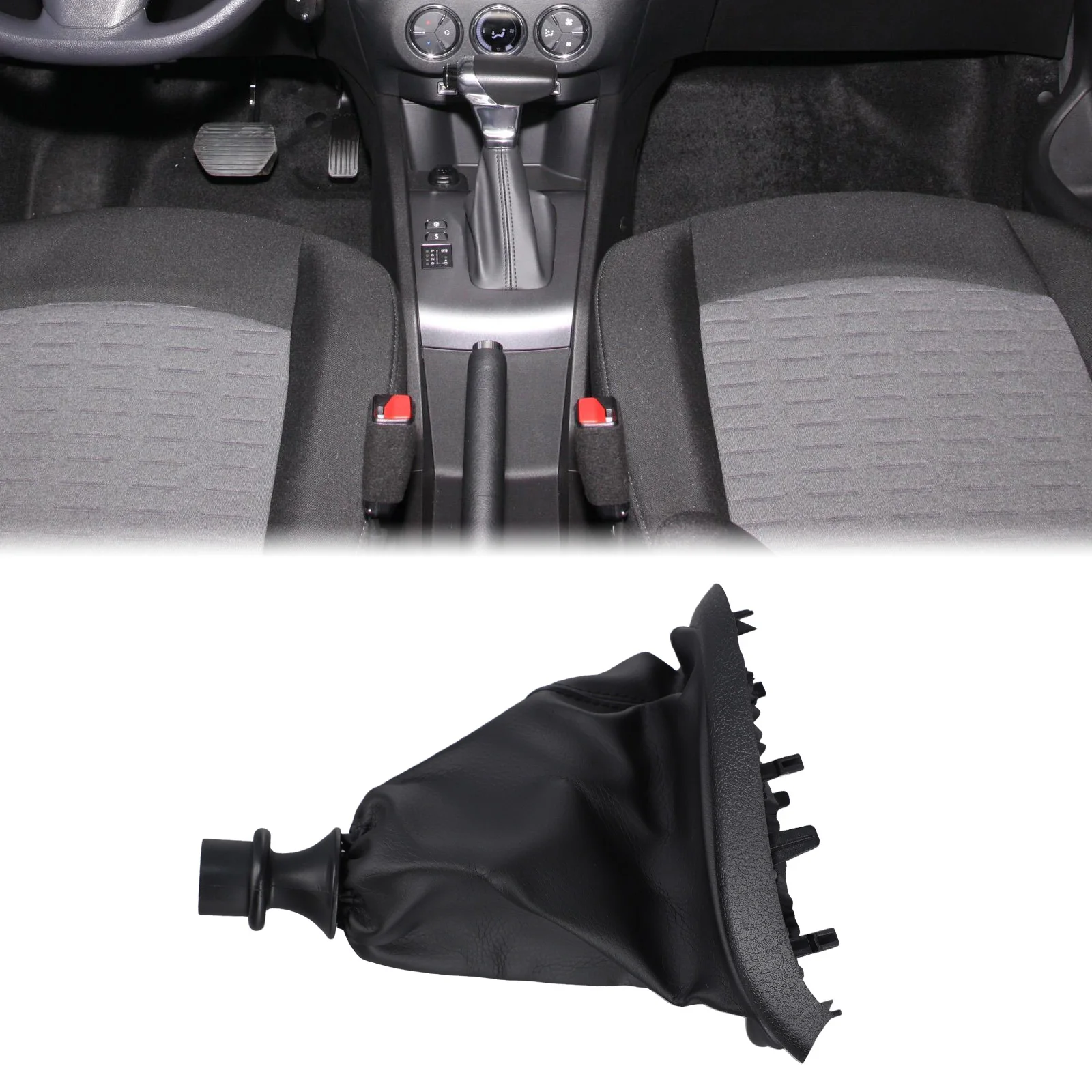 Car Gear Gaitor Car Gear Shift Knob For Car Interior Dustproof Gear Cover High-quality Materials Non-deformation For Fiat