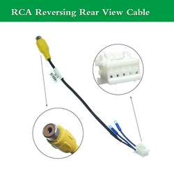 1piece Auto Rear View Backup Camera Cable Adaptor RCA  10Pin For Car Stereo Radio DVD Monitor Car Interior Dash Parts