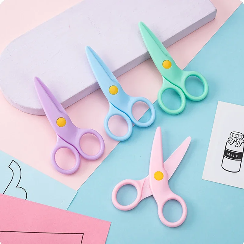 Child-Protective Craft Scissors 1-Piece Set - Safety Edge Design for Kids' Art Projects And School Supplies