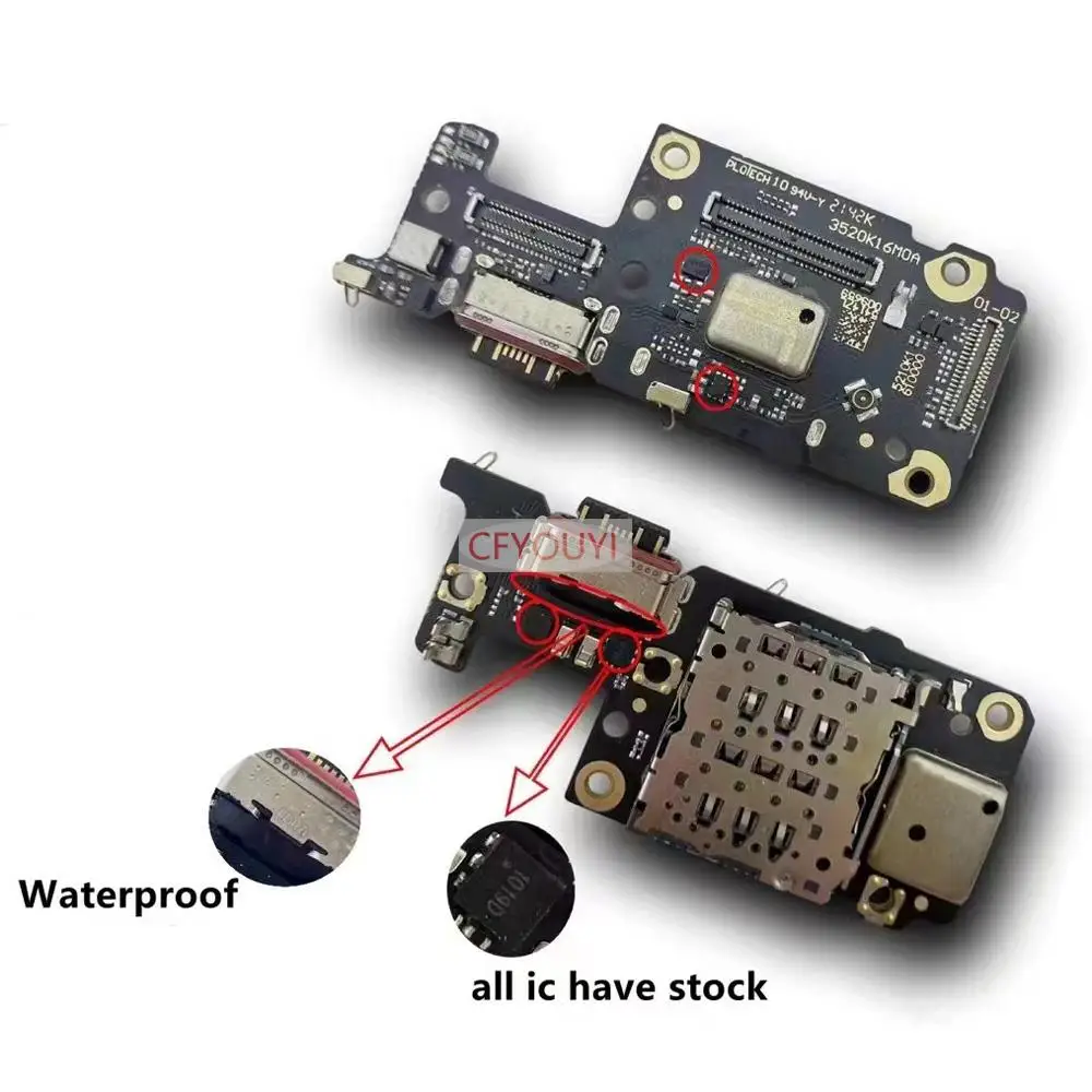 

Dock Connector Charger Board USB Charging Port Jack Flex Cable Replacement Part For Xiaomi Redmi Note 11 Pro China 5G