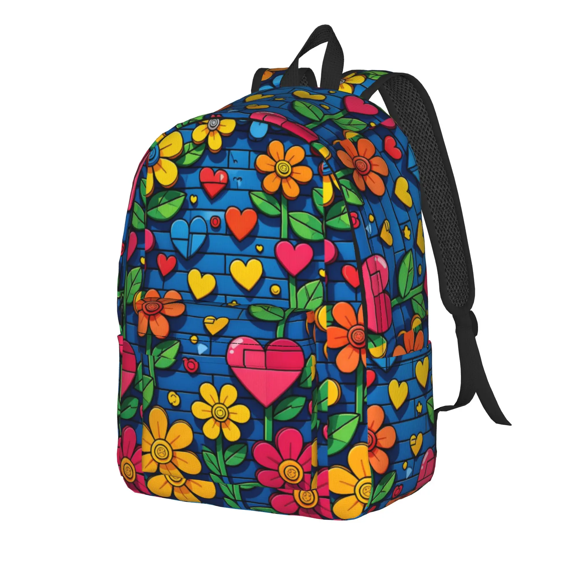 Dog Patchwork Collage Backpack  Camping Backpacks Student Unisex Custom Durable High School Bags Kawaii Rucksack