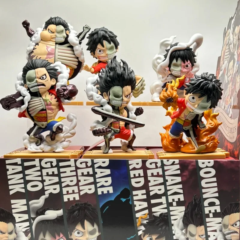 

Genuine One Piece Six Generation Admiral Half Was Dissected Series Blind Box Figurine Model Ornament Toy Gift For Fans