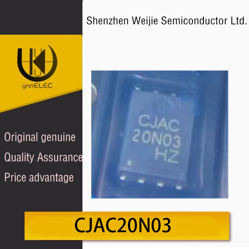CJAC20N03 Genuine Original N-Channel 30V 20A MOS Field Effect Transistor Chip Silk Screen DFN-5x6