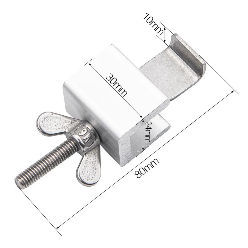 Portable Door Stopper Inoxidável Auto-Defesa Doorstop Bloqueio Viagem Anti-roubo Childproof Segurança Home Latch Hotel Door Lock