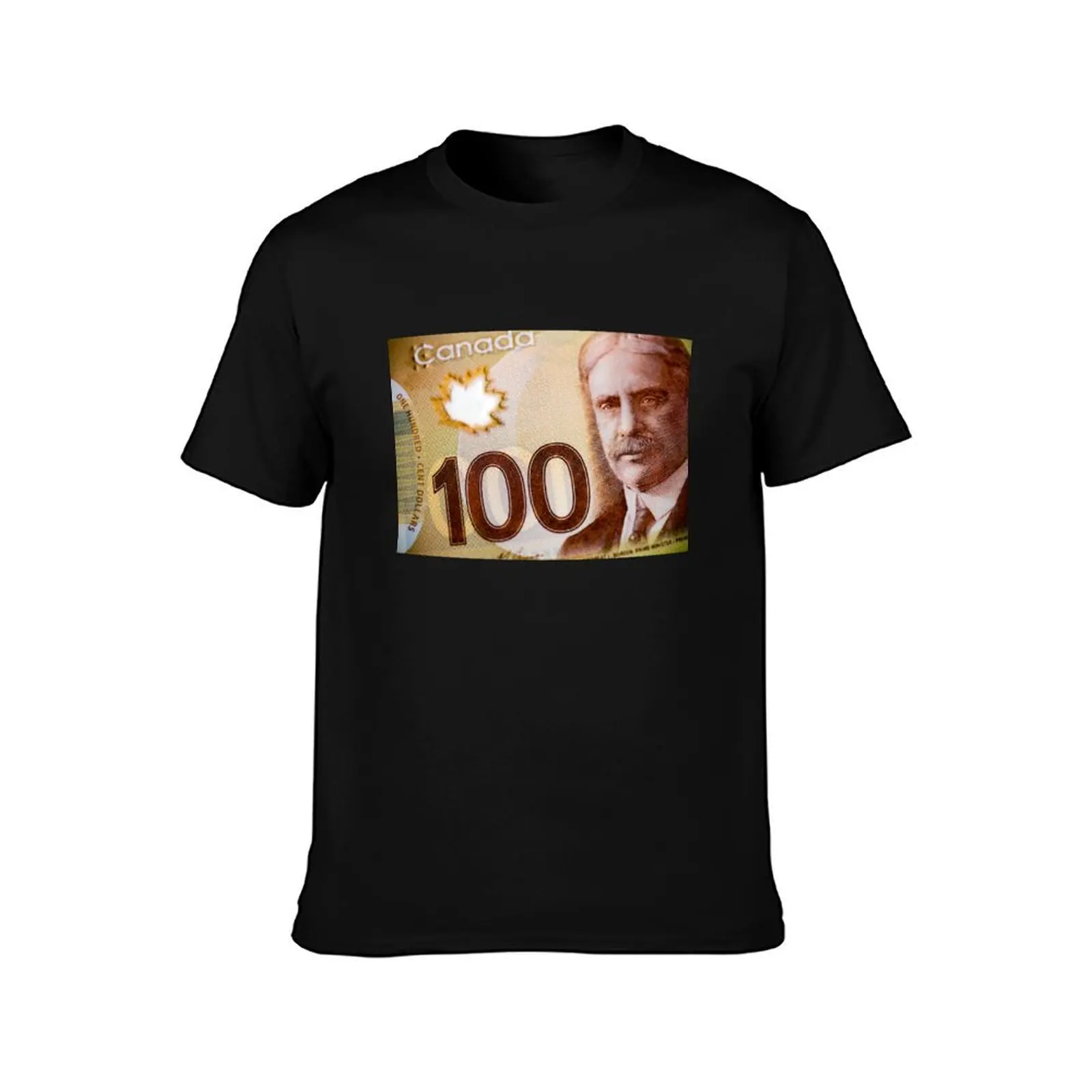 Canadian 100 Dollar Currency Money Banknote T-Shirt Halloween Theme T-Shirt