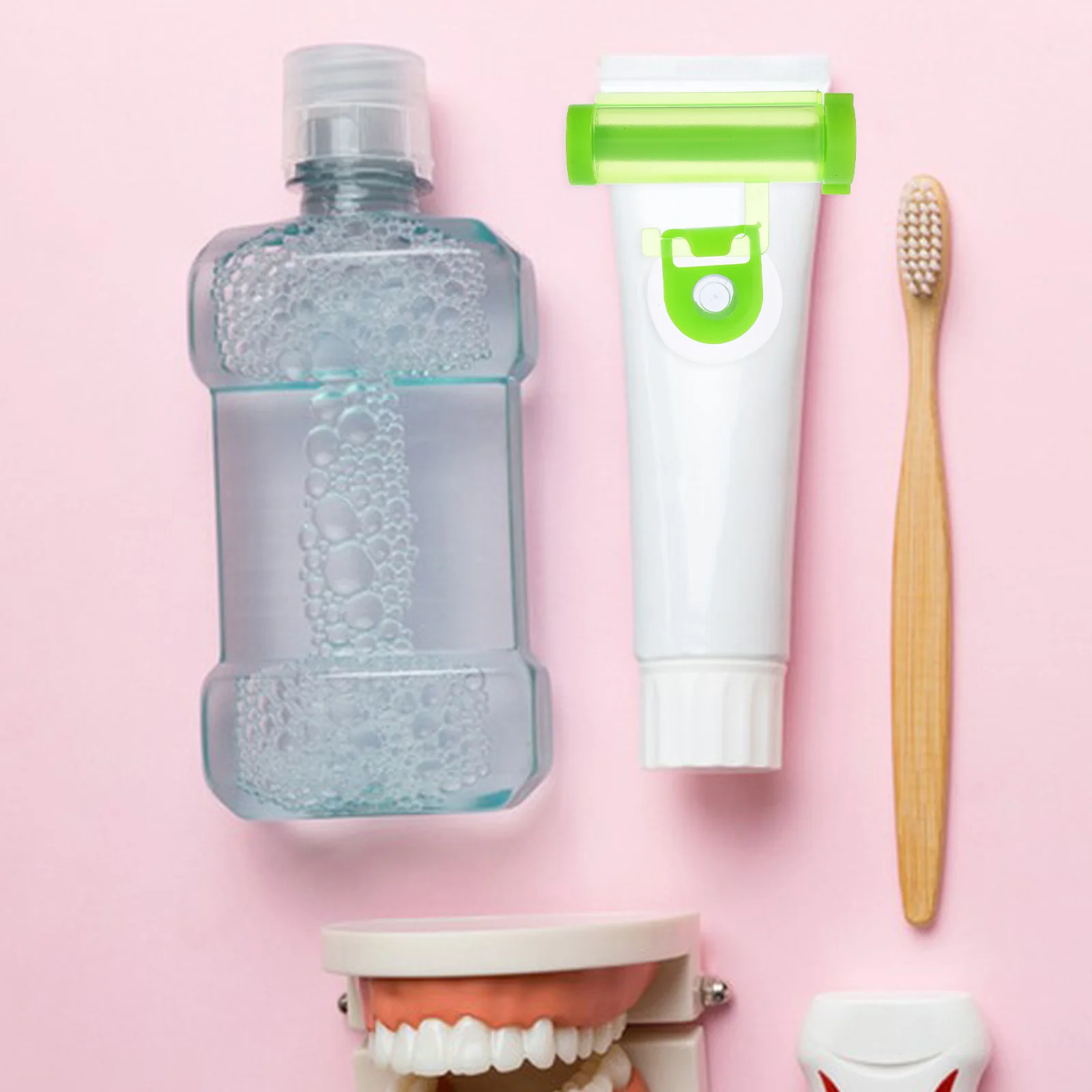 

5 pcs Toothpaste Squeezer Pp Plastic Extruder For Cosmetics Lotions Creams Save Wasted Space Household Bathroom Organizer