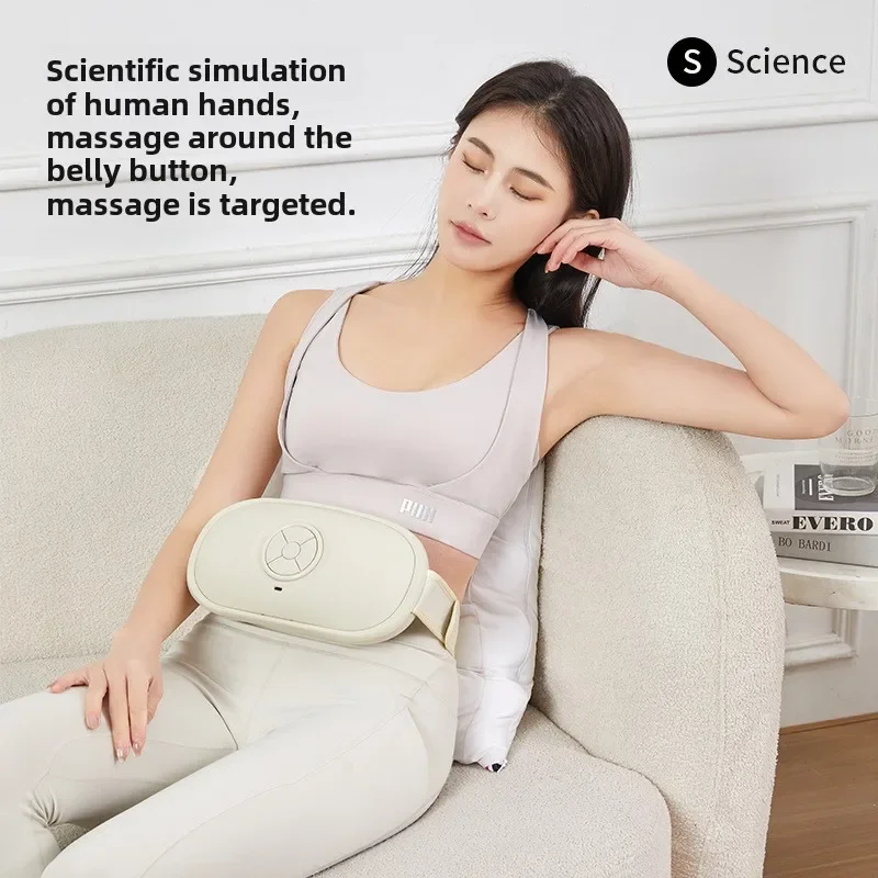 Bianshi Massage Automatic Moxibustion Hot Compress Integrated Dual-purpose Waist Abdominal Massager