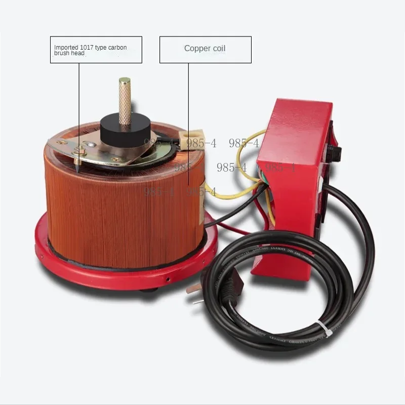 500W Single Phase Voltage Regulator, 220V 0-300V Adjustable Carbon Brush Transformer 0.5KVA Power Supply