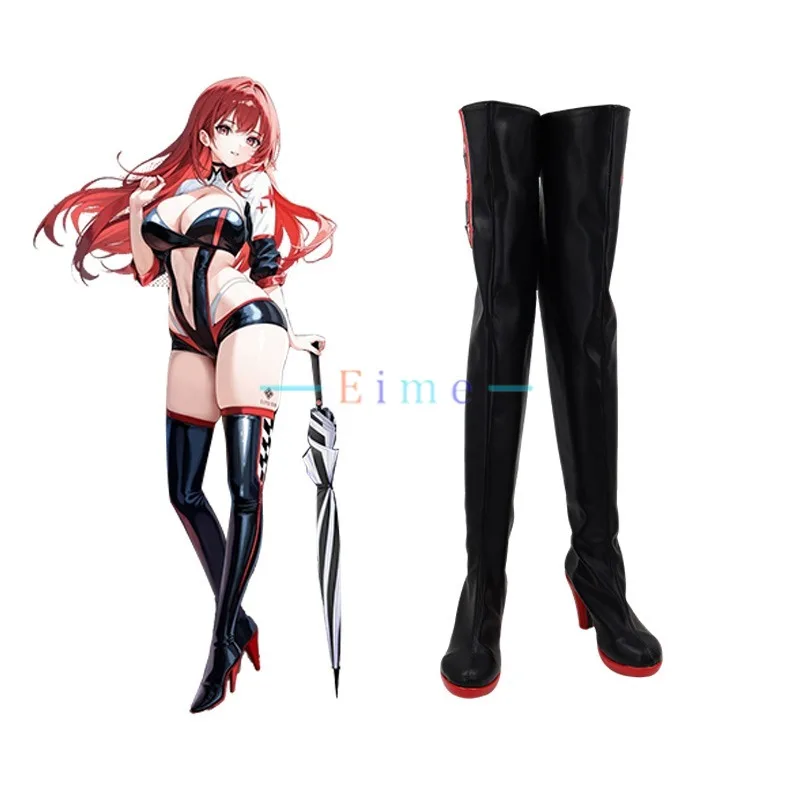 

Nikke Rapi обувь для косплея Хэллоуин карнавальные ботинки аниме аксессуары обувь из искусственной кожи реквизит для косплея на заказ