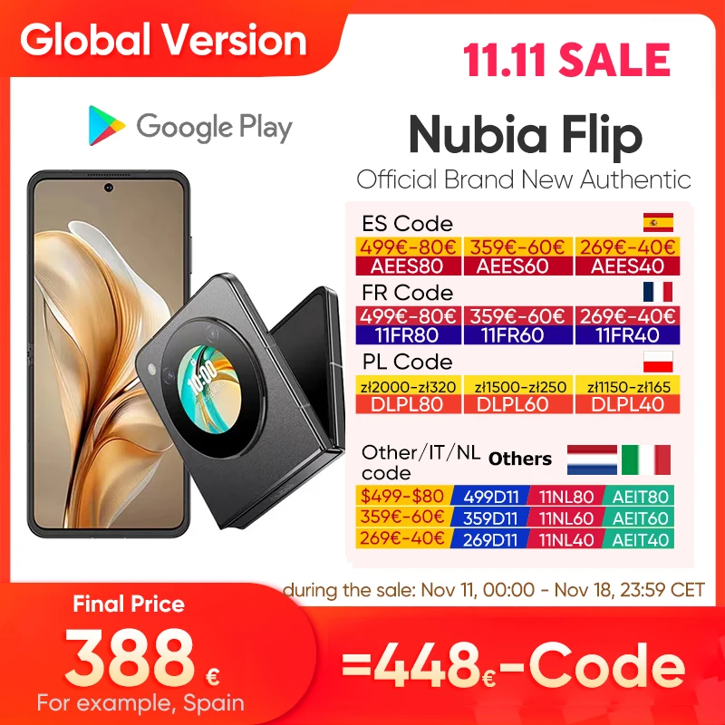 Nubia Flip 6.9