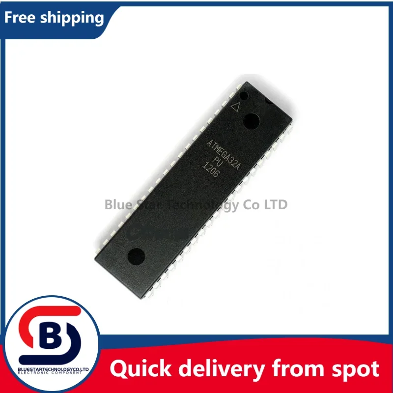 Free Shipping 10-50pcs/lots ATMEGA32L-8PU ATMEGA32A-PU ATMEGA32L ATMEGA32A ATMEGA32 DIP28 Quick delivery from spot