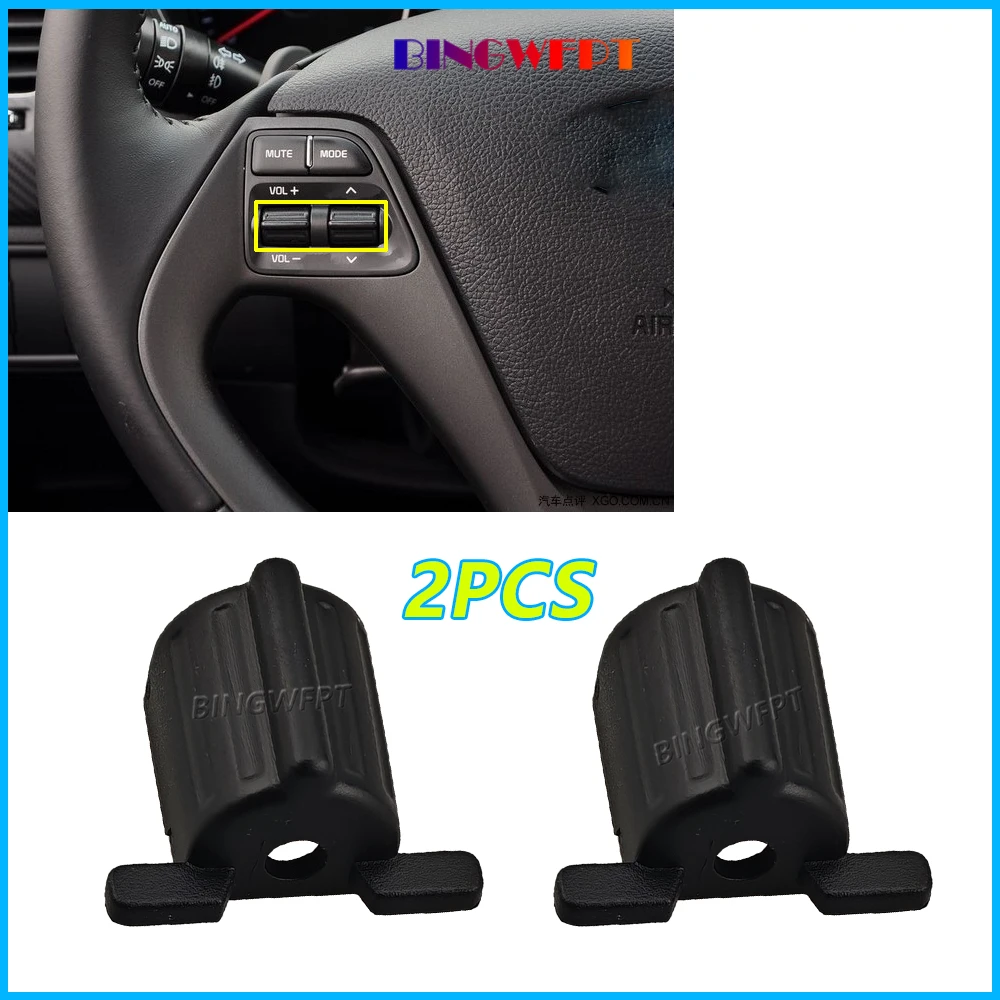 1Pair Steering Wheel Switch Button Lever For KIA CERATO 2017 K3 K3S Rio 3 2014 2015 2016