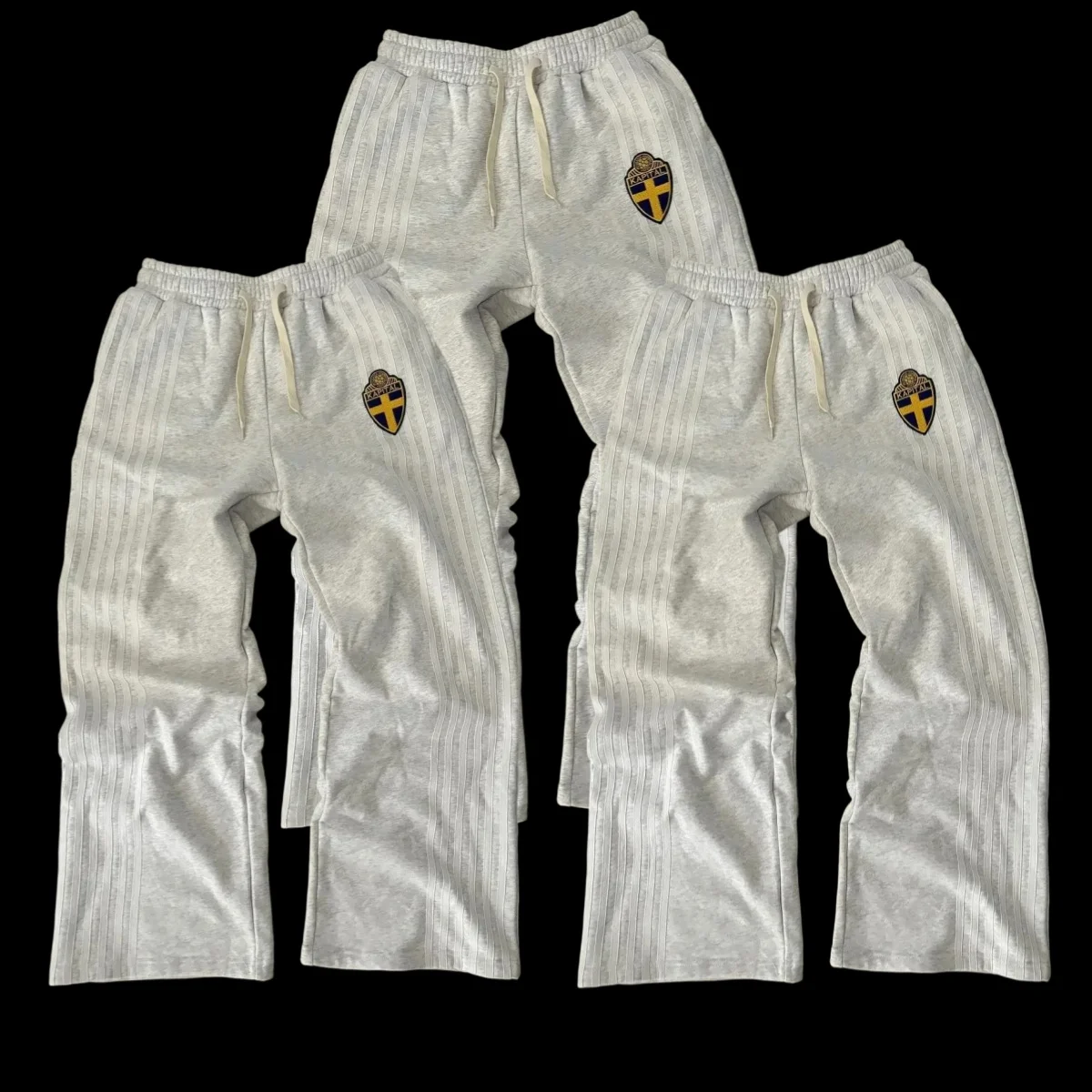 

2025 хип-хоп LetterY2K вышитые швейцарские повседневные брюки уличные 2024, новые американские модные свободные спортивные штаны в стиле ретро с вышивкой на молнии