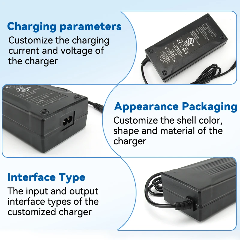 Universal C200 Li-ion Battery Charger For Electric Scooter E-bike Electric Bicycle 42V 54.6V Lithium Battery Charger Parts