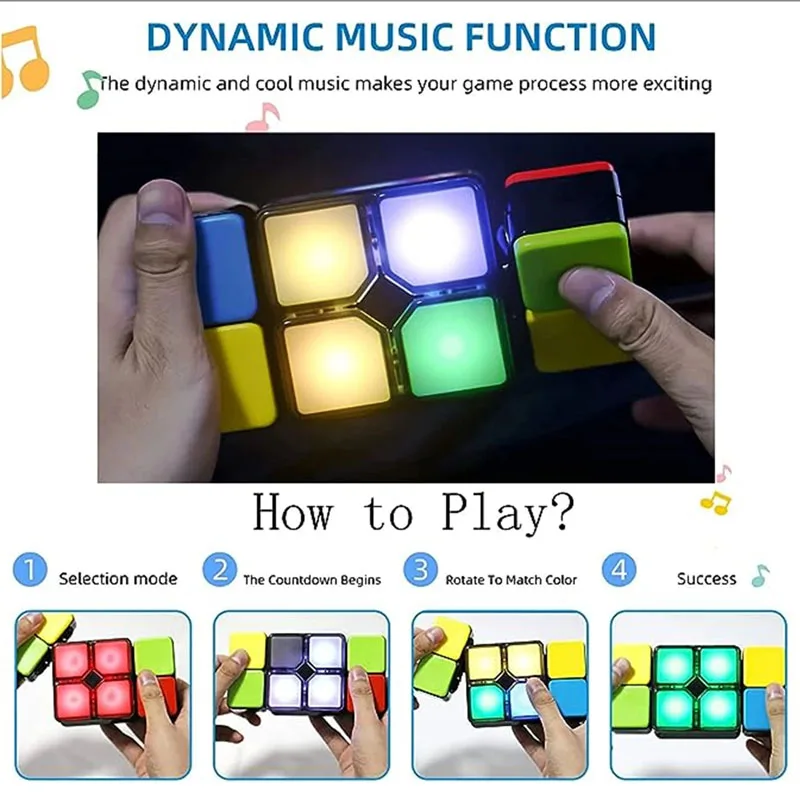 Oonies Flipslide Game, Electronic Handheld Game | Flip, Slide, and Match the Colors to Beat the Clock - 4 Game Modes - Multiplay