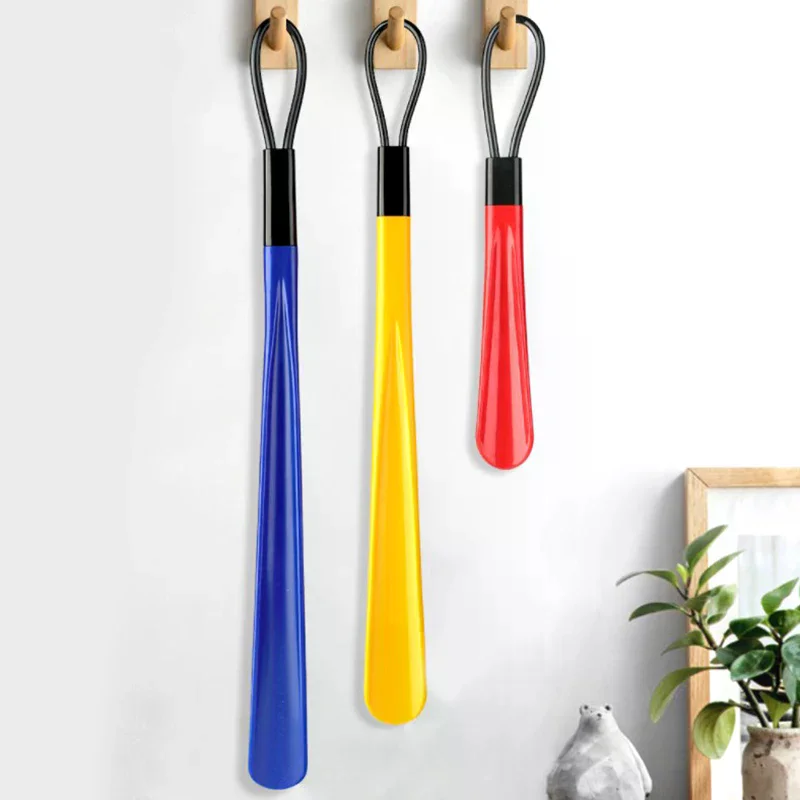 Extra Long Shoe Horns Black Plastic Shoe Horn Spoon Shape Shoehorn Shoe Lifter Flexible Shoe Lifter Shoes Accessorie