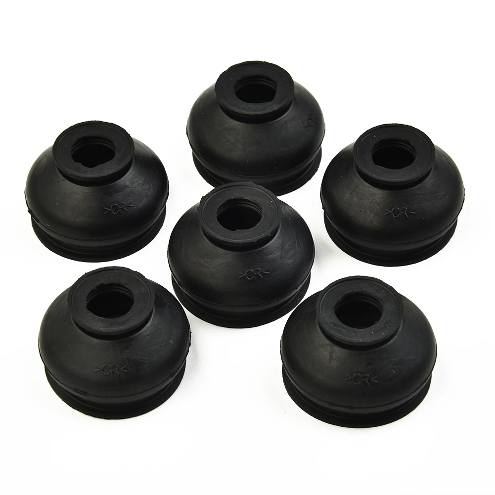 6pcs Universal Car Suspension Steering Ball Joints Rubber Dust Boot Covers Track Tie Turn Rods Ends Sets Parts Accessories