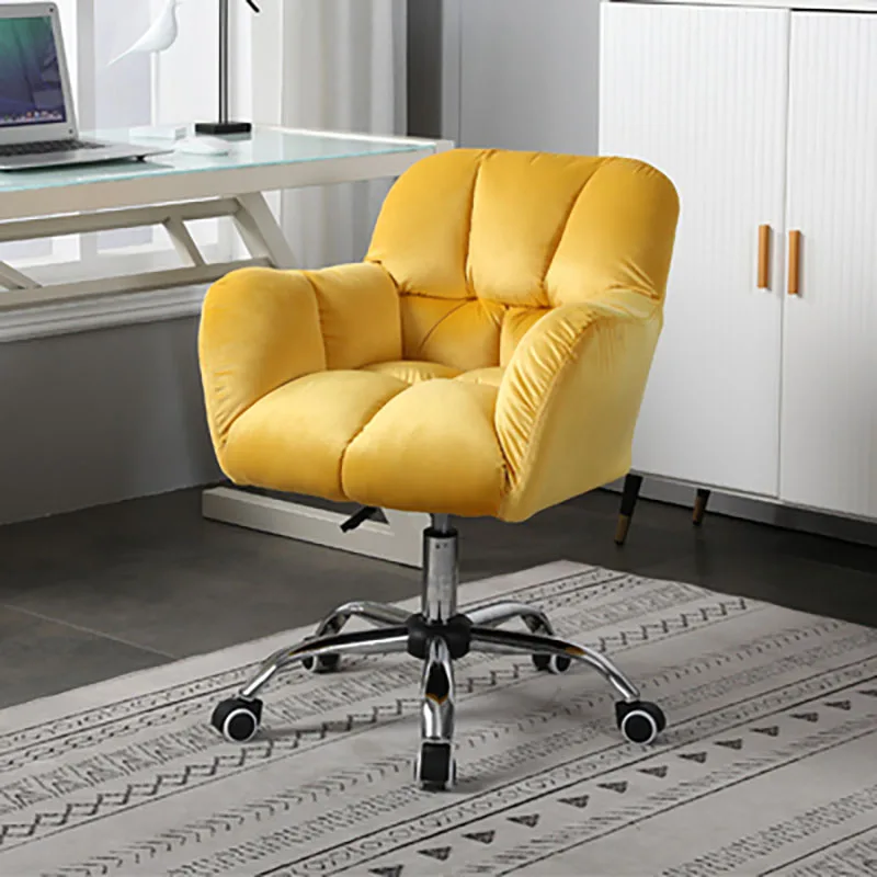 Nordic Computer Chair Home Comfortable Sedentary Single Office Lift Rotating Desk Backrest Dormitory Writing Learning Bench